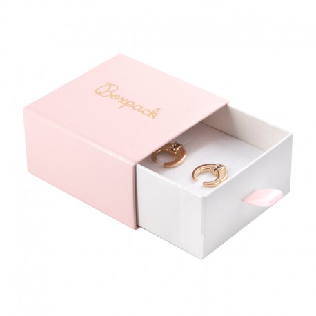 CAJA COLGANTE Y PENDIENTES 73x70x40 Mm. ROSA SG-2-RS-B