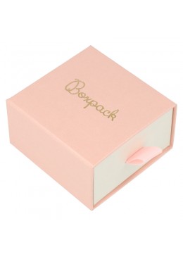CAJA COLGANTE Y PENDIENTES 73x70x40 Mm. ROSA SG-2-RS-B