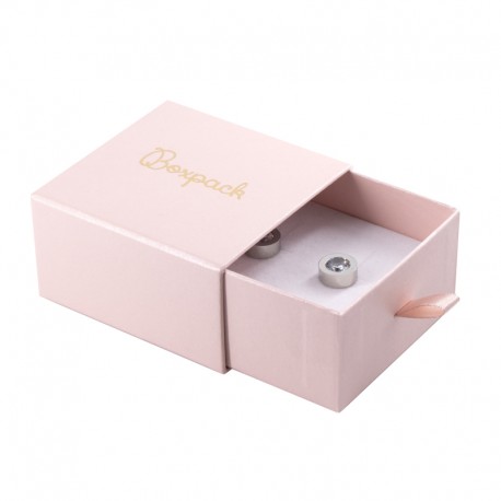 CAJA COLGANTE Y PENDIENTES 73x70x40 Mm. ROSA SG-2-RS-RS