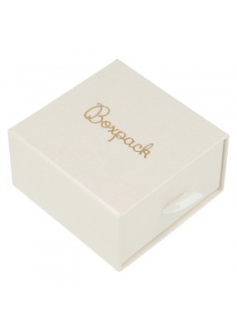 CAJA COLGANTE Y PENDIENTES 73x70x40 Mm. BLANCA SG-2-B-B
