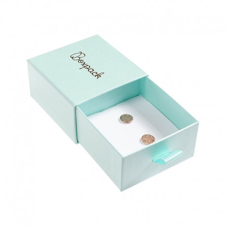 CAJA PARA PENDIENTES Y COLGANTE 73x70x40 Mm AGUAMARINA SG-1-AQ-AQ
