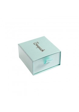 CAJA PARA PENDIENTES Y COLGANTE 73x70x40 Mm AGUAMARINA SG-1-AQ-AQ
