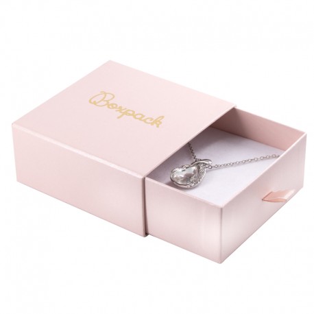 CAJA COLGANTE Y PENDIENTES 90x87x40 Mm. ROSA SG-3-RS-RS