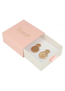 CAJA COLGANTE Y PENDIENTES 90x87x40 Mm. ROSA SG-3-RS-B
