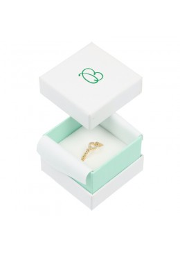Caja de carton para anillo o pendientes de joyeria bisuteria y joyas SA-42