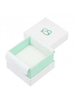 Caja de carton para anillo o pendientes de joyeria bisuteria y joyas SA-42
