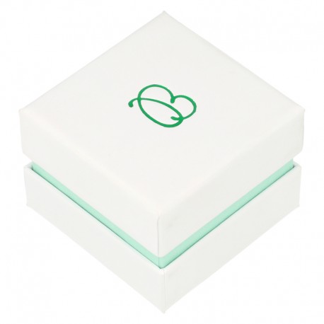 Caja de carton para anillo o pendientes de joyeria bisuteria y joyas  SA-42