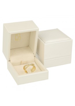 ESTUCHE COLOR BEIGE PARA SORTIJA PATILLA 62x67x56 Mm. WD-1-SP