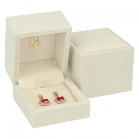 ESTUCHE PARA PENDIENTES COLOR BEIGE 61x66x55 Mm. VT-1-P-BE