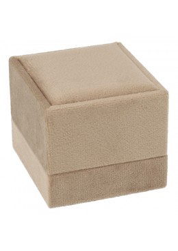 ESTUCHE PARA ANILLO CON PATILLA COLOR ARENA 61x66x55 Mm. VT-1-SP-AR