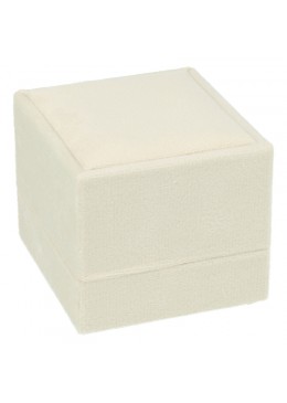 ESTUCHE PARA ANILLO CON PATILLA COLOR BEIGE 62x67x52 Mm. VT-1-SP-BE