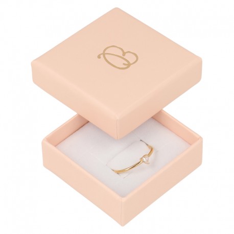 Caja de cartón para anillo o pendientes para joyería, bisutería joyas PT-45-RS