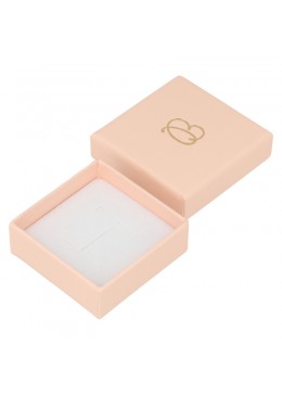 Caja de cartón para anillo o pendientes para joyería, bisutería joyas PT-45-RS