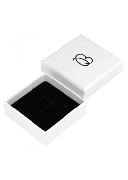 Caja de cartón para anillo o pendientes para joyería, bisutería joyas PT-45-B