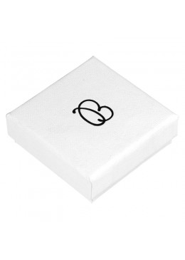 Caja de cartón para anillo o pendientes para joyería, bisutería joyas PT-45-B