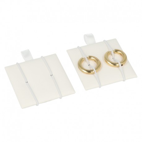 Taco para pendientes con aro de joyería, bisutería 46x50 mm T-24PA-B