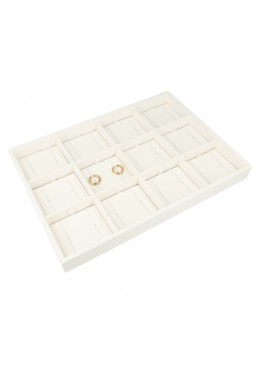 BANDEJA 12 PARES PENDIENTES ARO 315x225x30 mm BJ-12PA-B