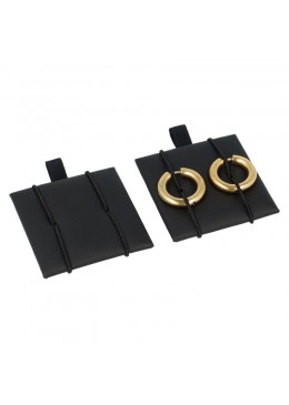 Bandeja expositora pequeña negra para pendientes de aro 160x225x30 mm BJP-PA-N