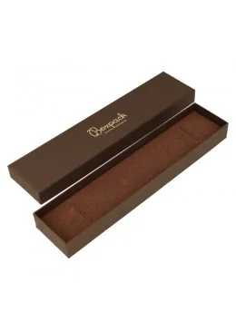 Caja de carton marrón para pulsera de joyeria y bisuteria 235x54x26 mm EP-51-M