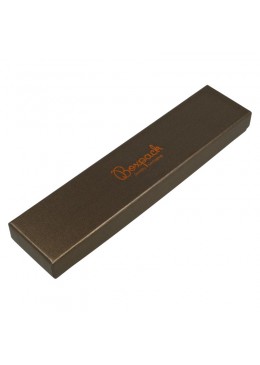 Caja de carton marron para pulsera de joyeria bisuteria y joyas 235x54x26 mm Q-51-M