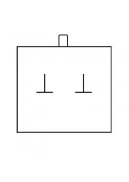 Estuche para pendientes marron 58x58x49mm para joyeria y bisuteria MD-1-P-M