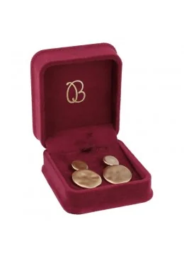 Estuche para pendientes burdeos 71x83x44 mm para joyeria y bisuteria MD-3-P-BU