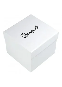 Caja para Reloj o Brazalete blanca de 90x90x76 mm. para joyeria y relojeria MP-99