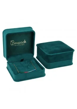 Estuche para colgante verde 94x95x53 mm para joyeria y bisuteria MD-5-C-VE