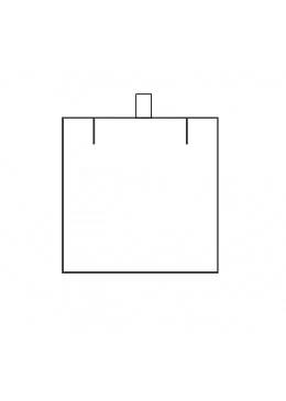 Estuche para colgante marrón 94x95x53 mm para joyeria y bisuteria MD-5-C-M