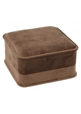 Estuche cerrado marrón 94x95x53 mm para joyeria y bisuteria MD-5-C-M