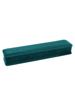Estuche cerrado para pulsera verde 239x56x38 mm para joyeria y bisuteria MD-8-PE-VE