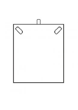 Esquema estuche para collar marron 114x162x50 mm para joyeria y bisuteria MD-9-C-M