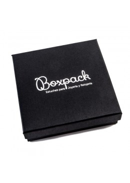 Caja de carton negra para Collar gargantilla de joyeria y bisuteria EP-17