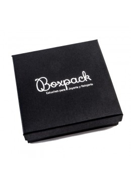 Caja de carton forrada de papel para Collar gargantilla de joyeria y bisuteria EP-17