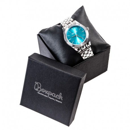 Caja de carton negra para brazalete o reloj de joyeria y bisuteria EP-99-N