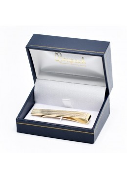 Estuche azul forrado de imitacion piel para sujeta corbata de joyeria bisuteria y joyas J-05-S-A