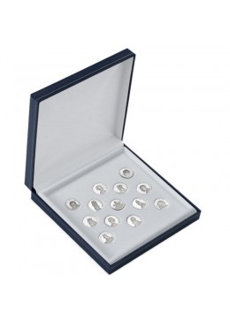 Estuche forrado de imitacion piel para Arras de 20 mm de boda matrimonio joyeria joyas 