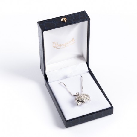 Estuche forrado de polipiel imitacion cocodrilo para colgante E-4-C