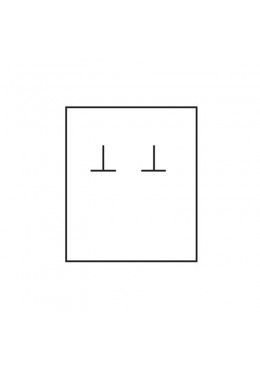 Estuche forrado de polipiel imitacion cocodrilo para pendientes E-4-P