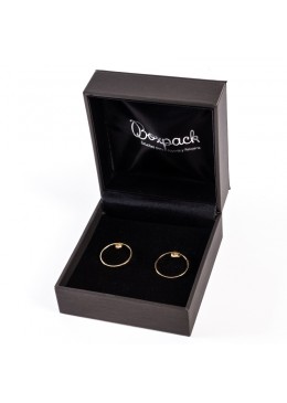 Estuche forrado imitacion seda para pendientes de alta gama de joyeria y joyas S-66-P