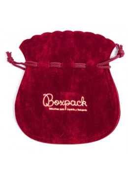 Bolsa de antelina imitacion terciopelo para joyeria bisuteria y joyas 104