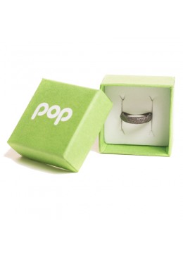 Caja de carton para anillo sortija de joyeria bisuteria y joyas PO42 