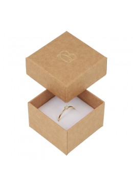 Caja de carton para anillo sortija de joyeria y bisuteria NT42