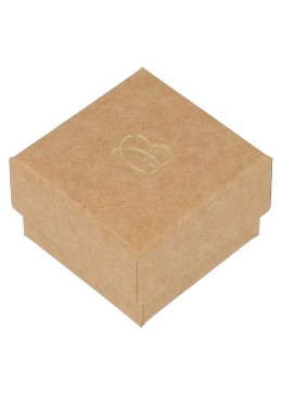 Caja de carton para anillo sortija de joyeria y bisuteria NT42