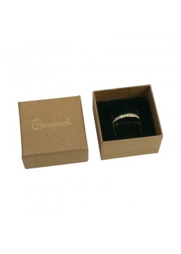 Caja de carton para anillo sortija de joyeria y bisuteria NT42