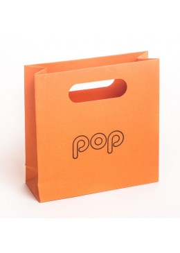Bolsa de papel de asa troquelada para joyeria bisuteria y joyas BPO-M 