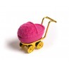 R-103 CARRITO BEBE JOYERIA INFANTIL 39x62x59 mm