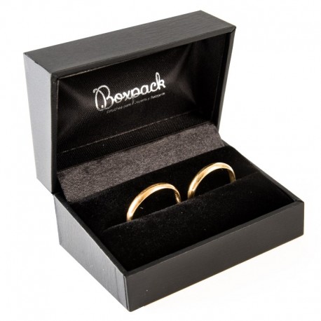 Estuche forrado en imitacion piel para alianzas de boda de joyeria bisuteria y joyas C-8-A