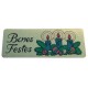 3-496 BONES FESTES 55X20 mm. Rollo de 500 etiquetas