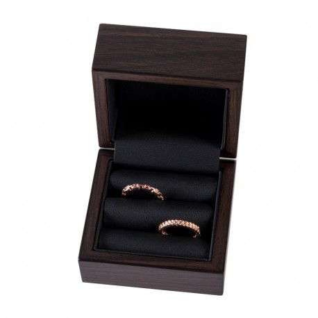 ESTUCHE MADERA ALIANZAS NOGAL 70x70x52 mm CU-3-M